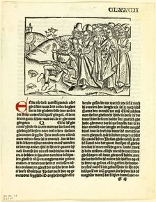 Christ, after His Transfiguration, Exorcises the Devil from the Lunatic, from Leven...1929. Creators: Unknown, Pieter van Os, Ludolph of Saxony, Wilhelm Ludwig Schreiber