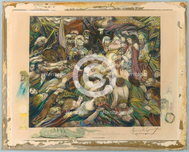 Christ Among His Tormentors, 1894–98. Creator: Henri de Groux.