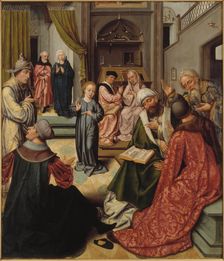 Christ among the Doctors, 1515. Creator: Master of 1518
