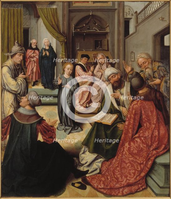 Christ among the Doctors, 1515. Creator: Master of 1518.