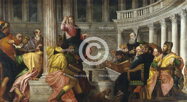 Christ among the Doctors. Artist: Veronese, Paolo (1528-1588)