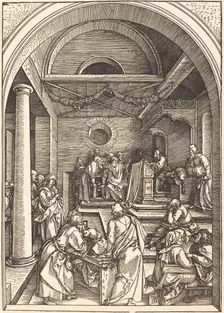 Christ among the Doctors, c. 1503/1504. Creator: Albrecht Durer
