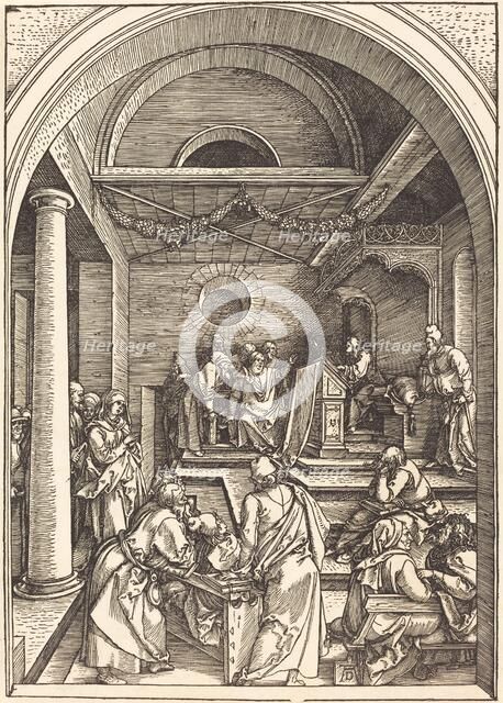 Christ among the Doctors, c. 1503/1504. Creator: Albrecht Durer.