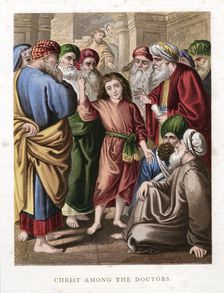 Christ among the Doctors c1860. Artist: Anon