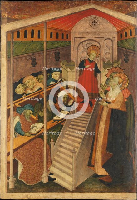 Christ among the Doctors. Creator: Spanish (Catalan) Painter (early 15th century).
