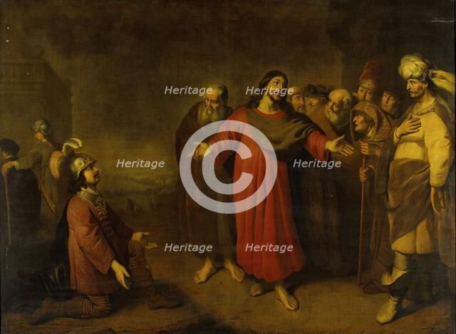 Christ and the Centurion, 1644-1665. Creator: Adam Camerarius.