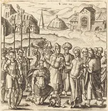 Christ and the Centurion, probably c. 1576/1580. Creator: Leonard Gaultier