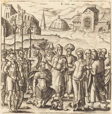 Christ and the Centurion, probably c. 1576/1580. Creator: Leonard Gaultier