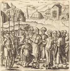 Christ and the Centurion, probably c. 1576/1580. Creator: Leonard Gaultier