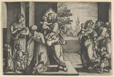 Christ and the Children. Creator: Georg Pencz