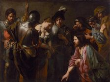 Christ and the Adulteress, about 1620s. Creator: Valentin de Boulogne