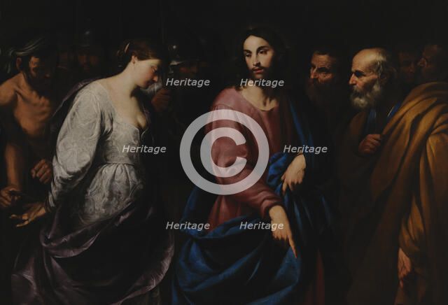 Christ and the Adulteress, c1630. Creator: Andrea Vaccaro.