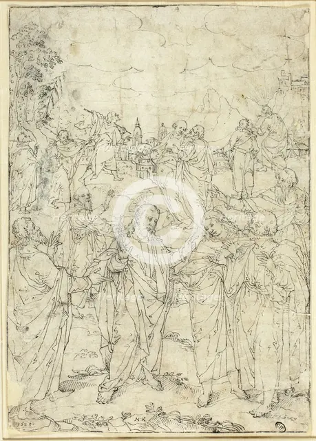 Christ and the Apostles, c. 1625. Creator: Johann Mathias Kager.