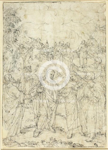 Christ and the Apostles, c. 1625. Creator: Johann Mathias Kager.