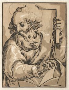 Christ and the Apostles: St. Thomas (with the Square), 1600s. Creator: Ludolph Büsinck (German, 1590-1669)