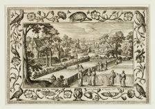 Christ and the Disciples in the Field, from Landscapes with Old and New Testament Scenes and..., 158 Creator: Adriaen Collaert