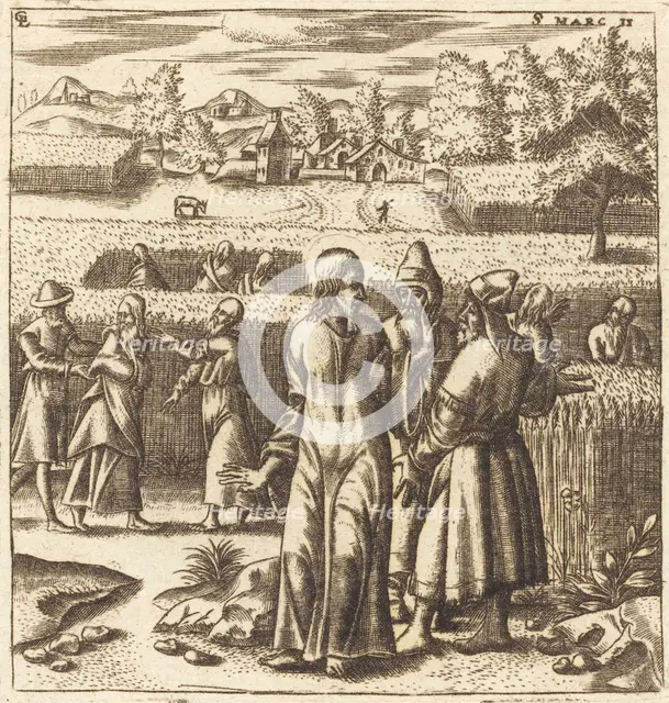 Christ and the Sabbath Laws, probably c. 1572/1580. Creator: Leonard Gaultier.