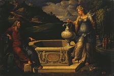 Christ and the Samaritan Woman, 1500. Creator: Benvenuto Tisi da Garofalo