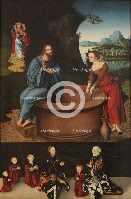 Christ and the Samaritan Woman at Jacob's Well, ca 1525-1537.
