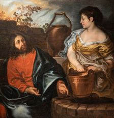 Christ and the Samaritan Woman at Jacob's Well, First Half of 17th cen.. Creator: Cairo, Francesco (1607-1665)