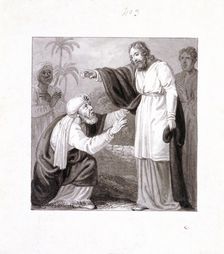 Christ and the Rich Man with the Dying Son c1810-c1844. Artist: Henry Corbould