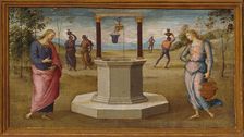 Christ and the Woman of Samaria, 1500/05. Creator: Perugino