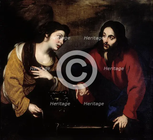 Christ and the woman of Samaria, 1600-1685. Creator: Giuseppe Marullo.