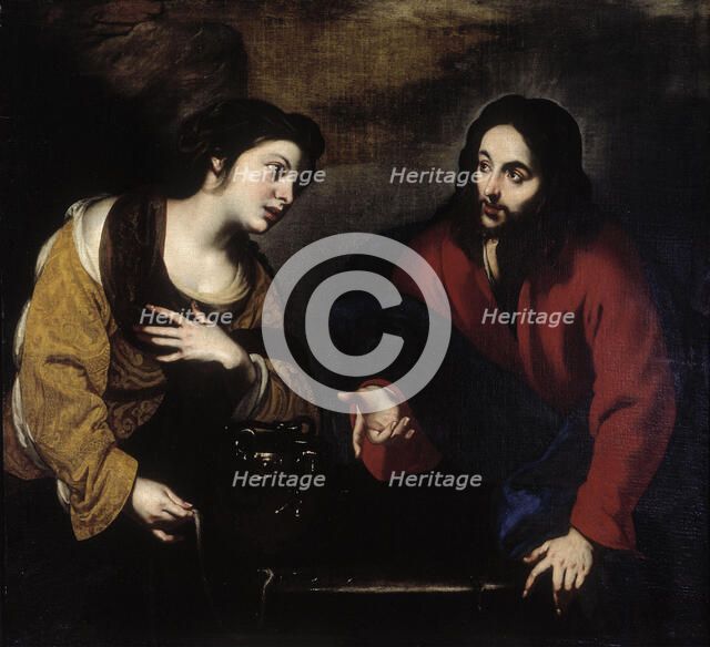Christ and the woman of Samaria, 1600-1685. Creator: Giuseppe Marullo.