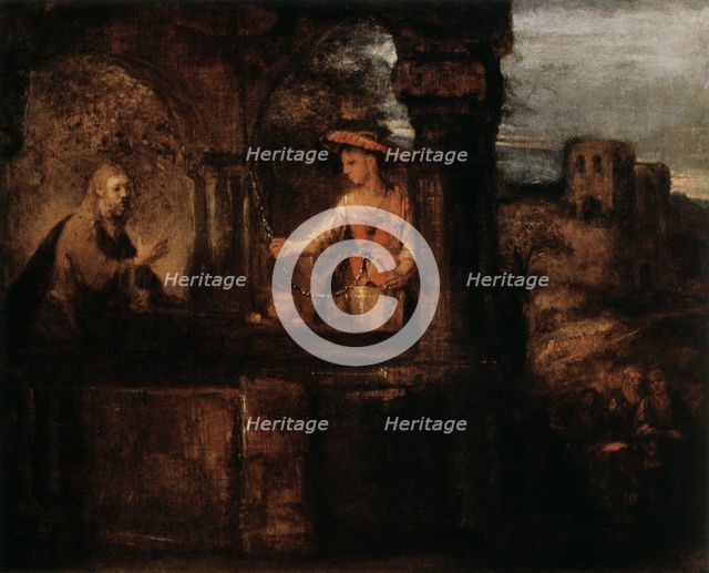 'Christ and the Woman of Samaria', 1659.  Artist: Rembrandt Harmensz van Rijn    