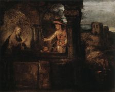 Christ and the Woman of Samaria 1659. Artist: Rembrandt Harmensz van Rijn