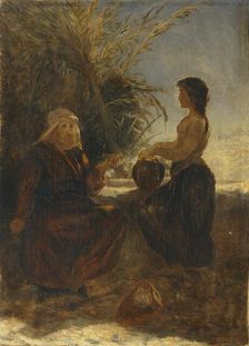Christ and the woman of Samaria 1854-1915. Artist: Thomas Henry Thomas