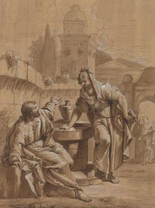 Christ and the Woman of Samaria, 18th century. Creator: Francesco Fontebasso