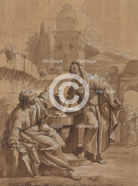 Christ and the Woman of Samaria, 18th century. Creator: Francesco Fontebasso.