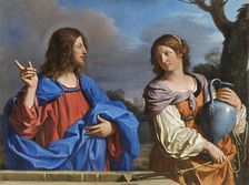 Christ and the Woman of Samaria at the Well, 1640. Creator: Guercino
