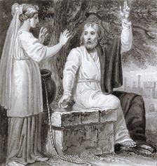 Christ and the Woman of Samaria c1810-c1844. Artist: Henry Corbould