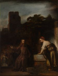 Christ and the Woman of Samaria. Creator: Unknown