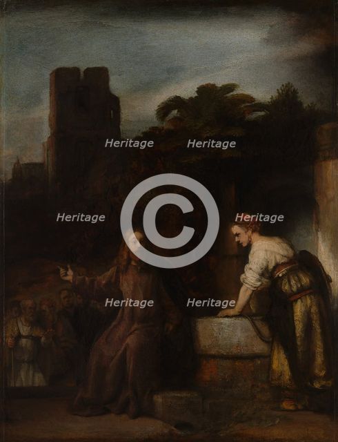 Christ and the Woman of Samaria. Creator: Unknown.