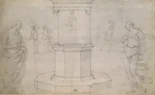 Christ and the Woman of Samaria, late 15th-early 16th century. Artist: Perugino
