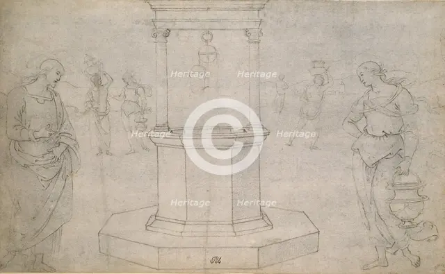 Christ and the Woman of Samaria, late 15th-early 16th century. Artist: Perugino.