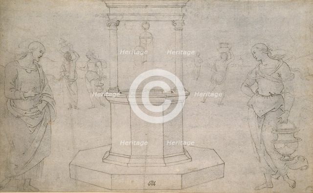 Christ and the Woman of Samaria, late 15th-early 16th century. Artist: Perugino.