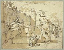 Christ and the Woman of Samaria, n.d. Creator: Jacob de Wit