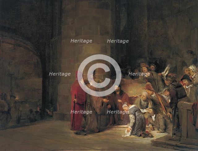Christ and the Woman Taken in Adultery, 1683. Creator: Aert de Gelder.
