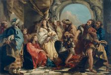 Christ and the woman taken in Adultery 1747-1804. Creator: Giovanni Domenico Tiepolo