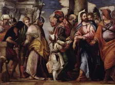 Christ and the Woman Taken in Adultery. Artist: Veronese, Paolo (1528-1588)