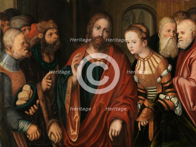 Christ and the Woman Taken in Adultery, c. 1520.