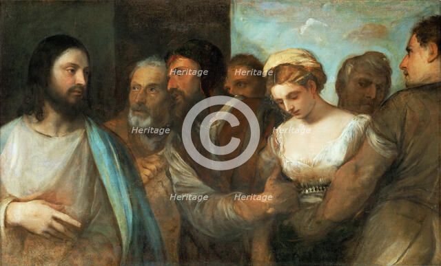 Christ and the Woman Taken in Adultery, c. 1520.