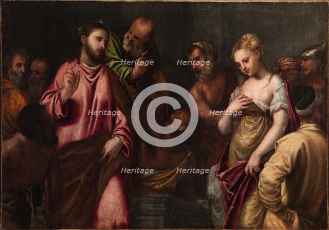 Christ and the Woman Taken in Adultery, c. 1550.