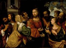 Christ and the Women of Canaan, c1520. Creator: Rocco Marconi