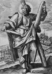 Christ and the Twelve Apostles, 1592. Creators: Martin de Vos, Adriaen Collaert