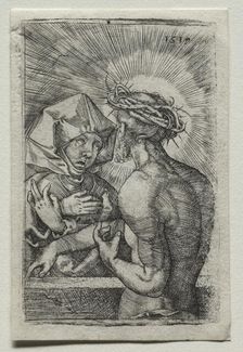Christ and the Virgin, 1519. Creator: Hans Sebald Beham (German, 1500-1550)